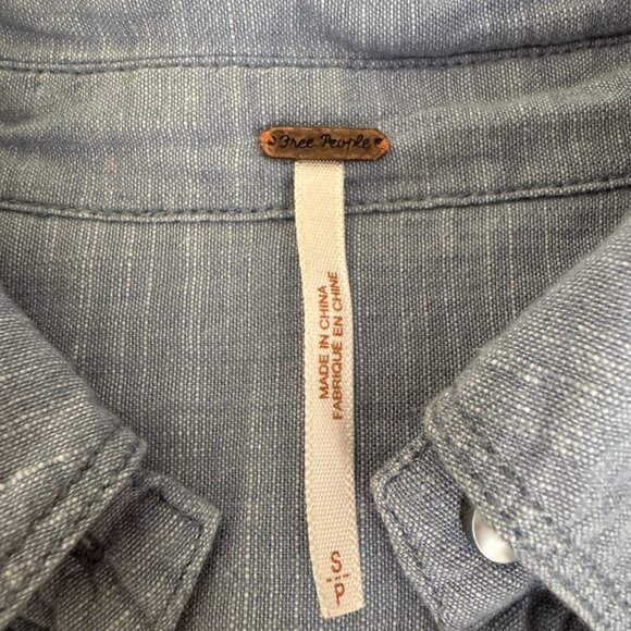 Free people Chambray top - Picture 3 of 7